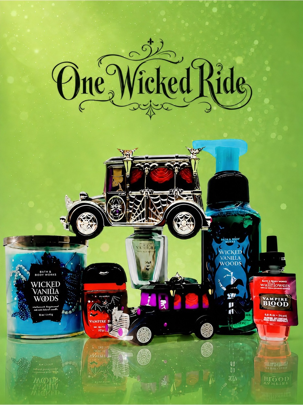 One Wicked Ride | BBW Halloween Hearse 6-Piece Set